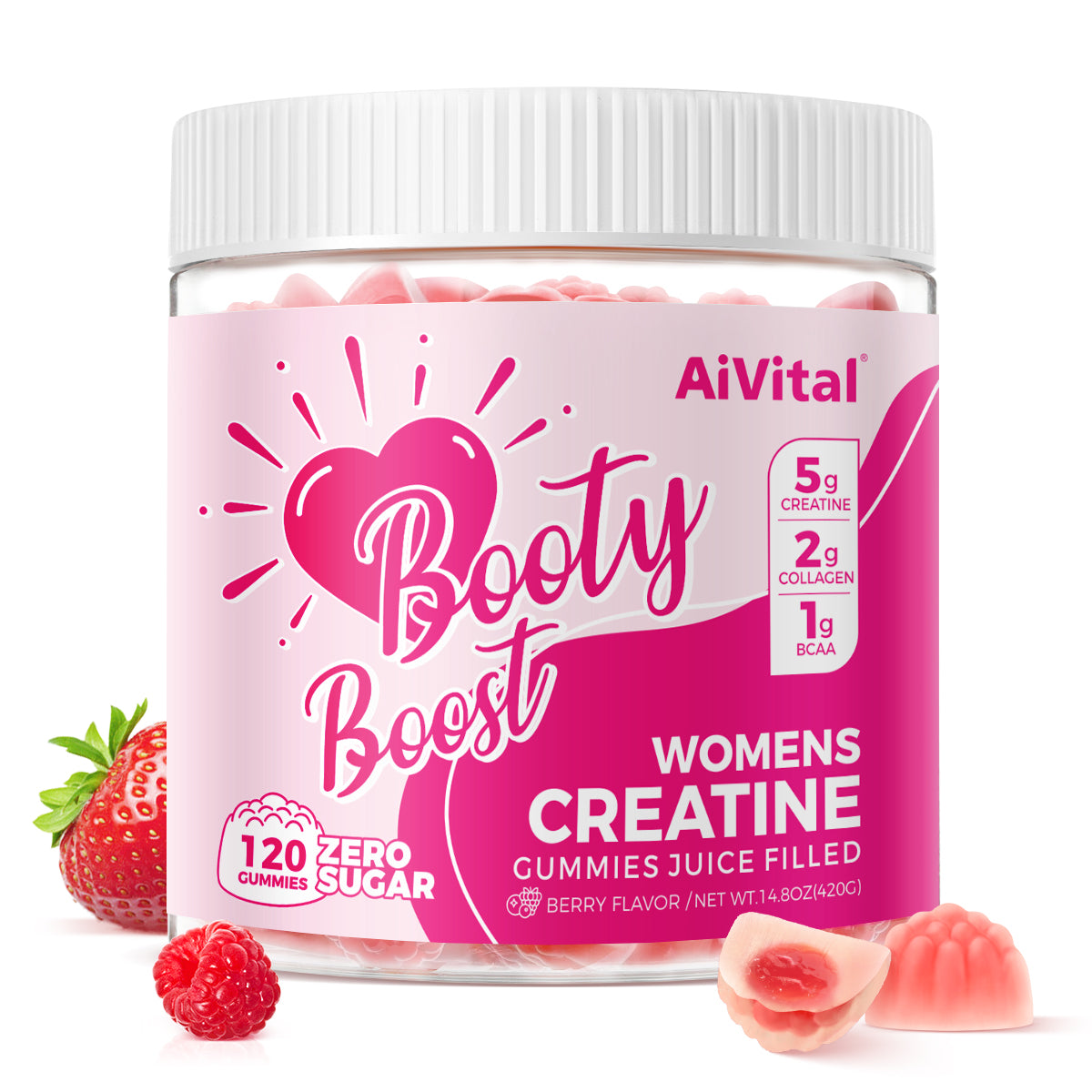 AiVital Zero Sugar Creatine Monohydrate Gummies