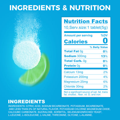 Aivital With 5 essential electrolytes (sodium, potassium, magnesium, calcium, chloride), plus BCAAs and selenium 